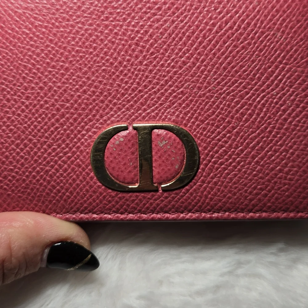 Christian Dior Trifold Wallet Montaigne 30 CD EUC